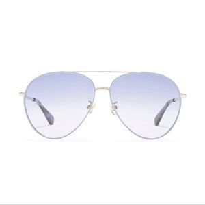 Kate Spade carolane polarized aviator sunglasses